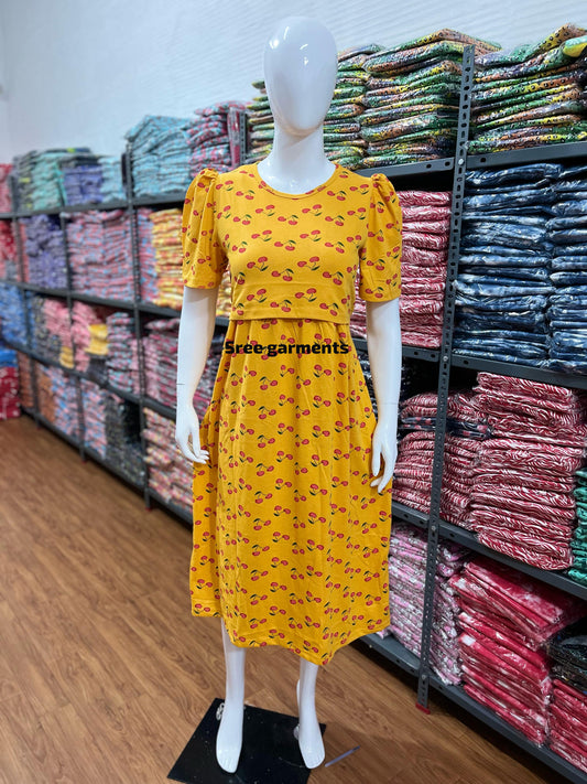 Zipless maternity and feeding wear - ankle length