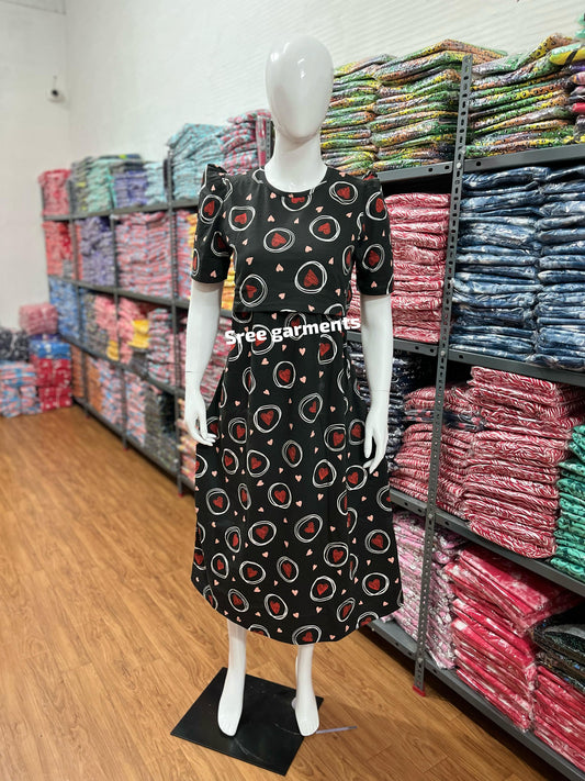Zipless maternity and feeding wear - ankle length
