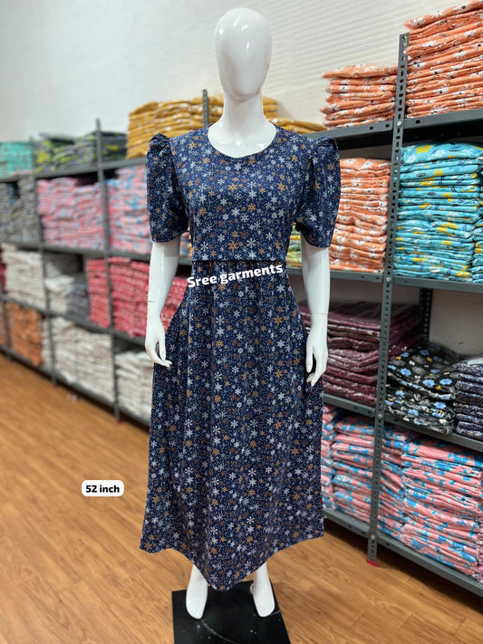 Zipless maternity and feeding wear - Full Length flower