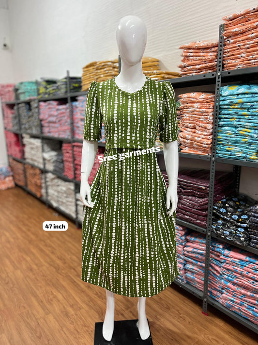 Zipless maternity and feeding wear - ankle length