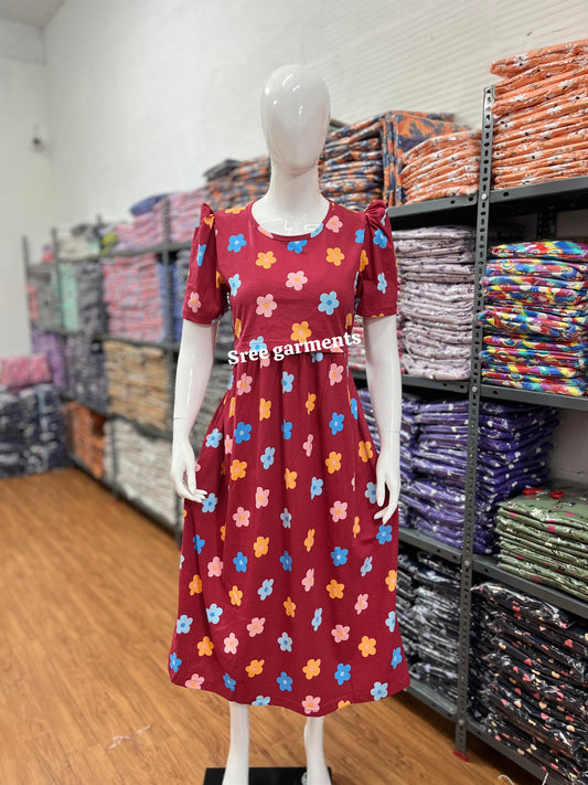 Zipless maternity and feeding wear - ankle length