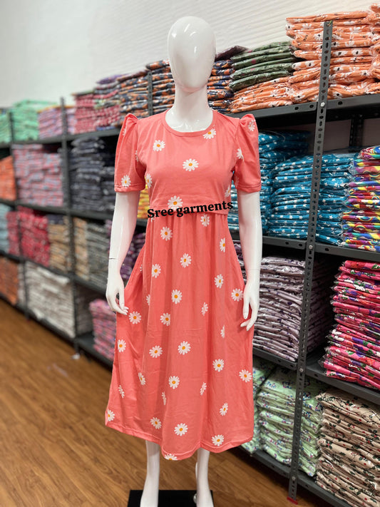 Zipless maternity and feeding wear - ankle length