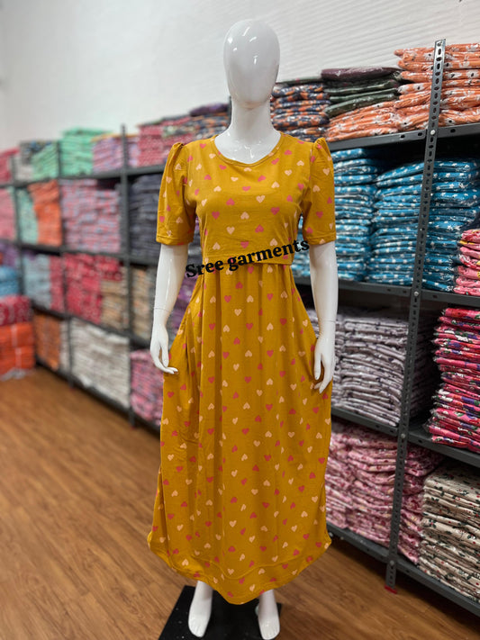Zipless maternity and feeding wear - Full Length