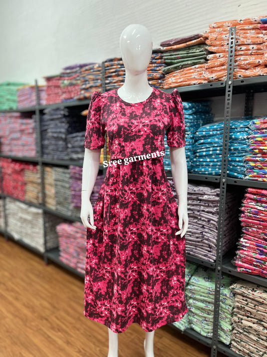 Zipless maternity and feeding wear - ankle length