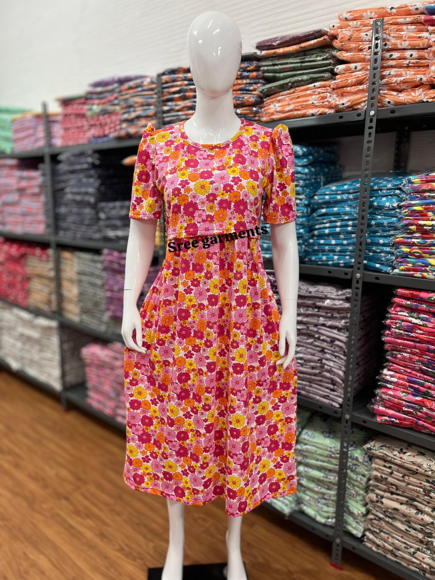 Zipless maternity and feeding wear - ankle length