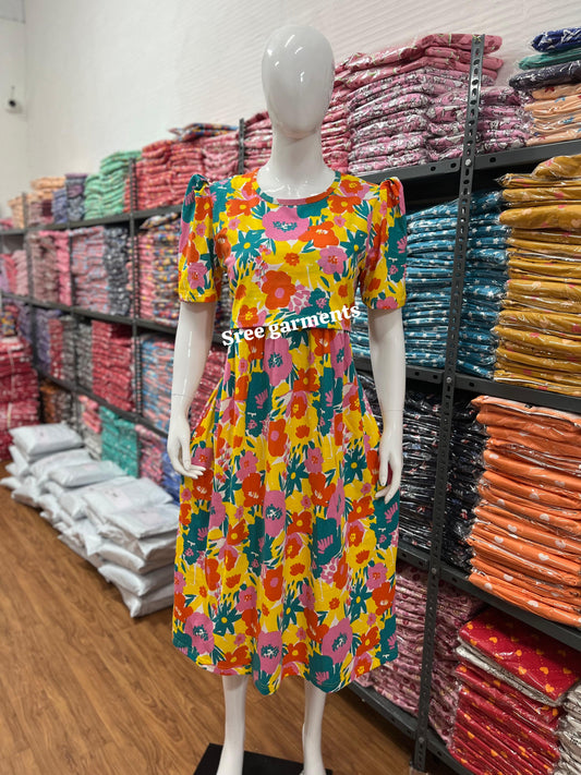 Zipless maternity and feeding wear - ankle length