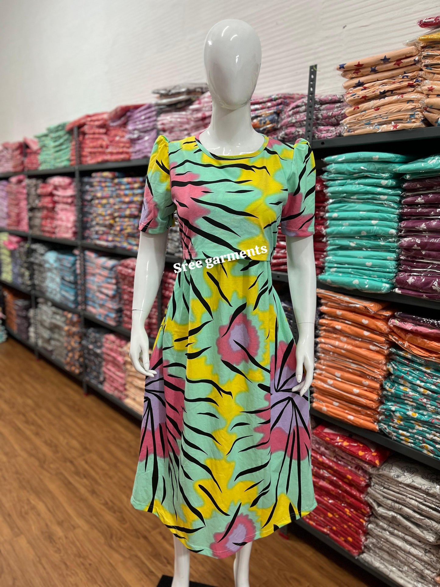 Zipless maternity and feeding wear - ankle length