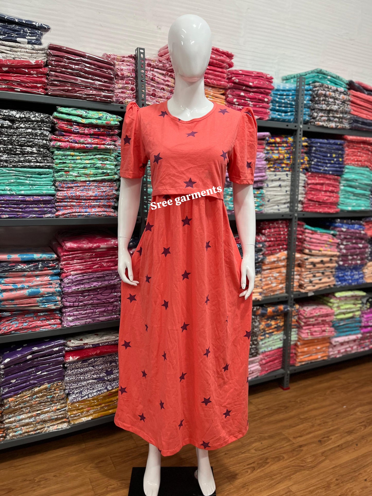 Zipless maternity and feeding wear - Full Length
