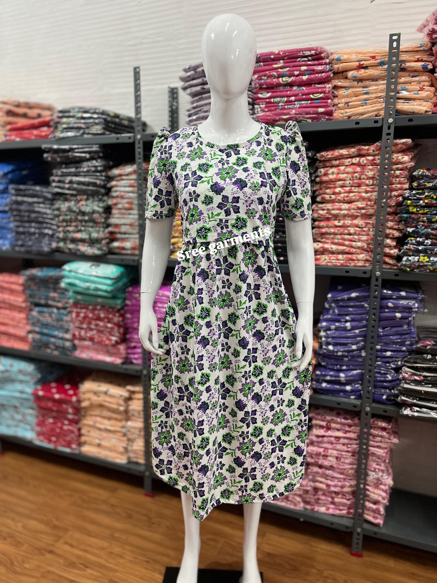 Zipless maternity and feeding wear - ankle length