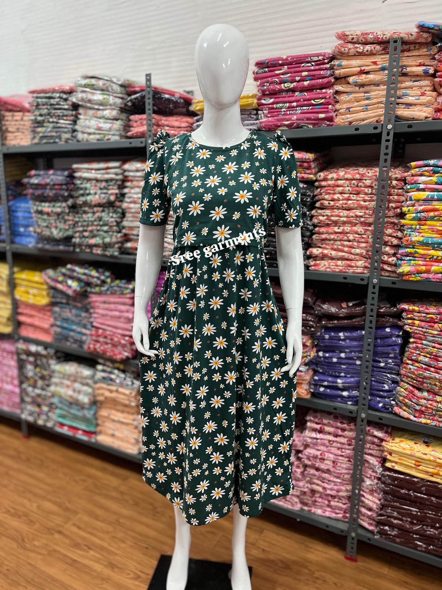 Zipless maternity and feeding wear - ankle length