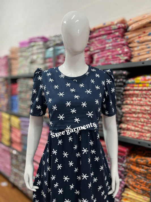 Zipless maternity and feeding wear - ankle length