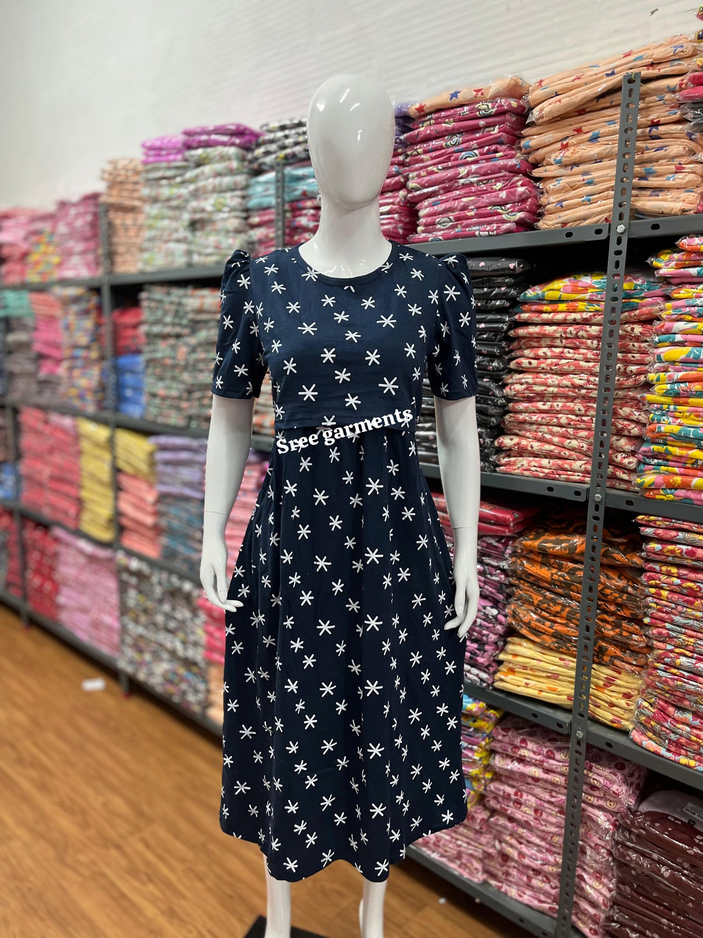 Zipless maternity and feeding wear - ankle length