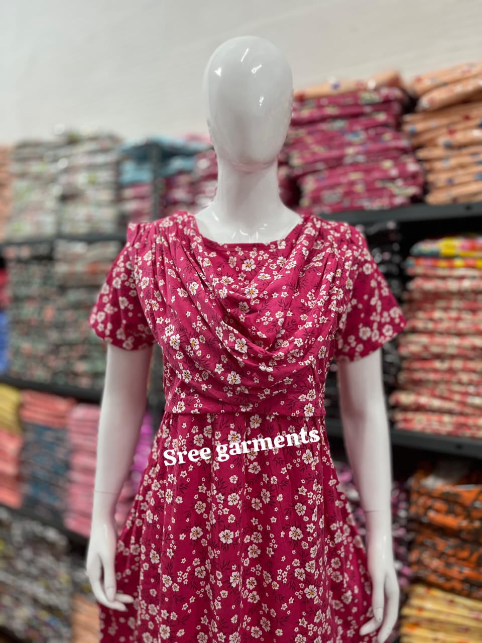 Shawl Type Zipless Maternity Wear Full Length mf