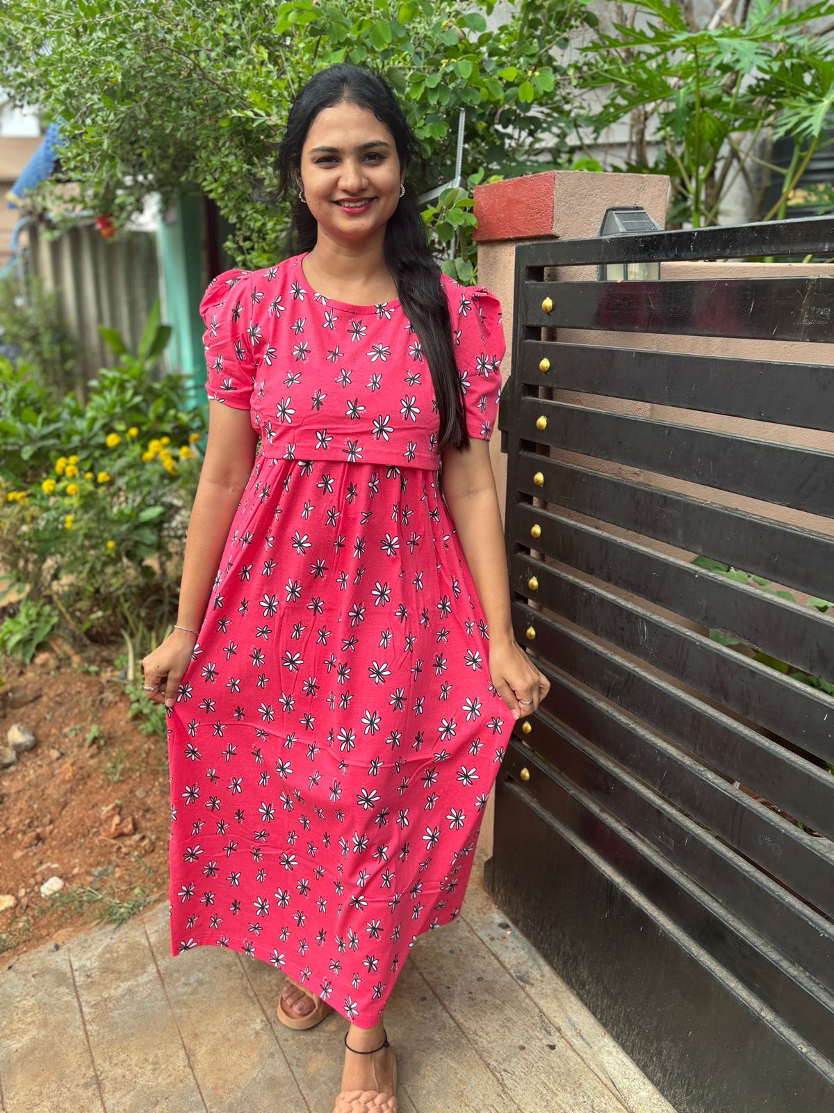 Zipless maternity and feeding wear - Full Length black f