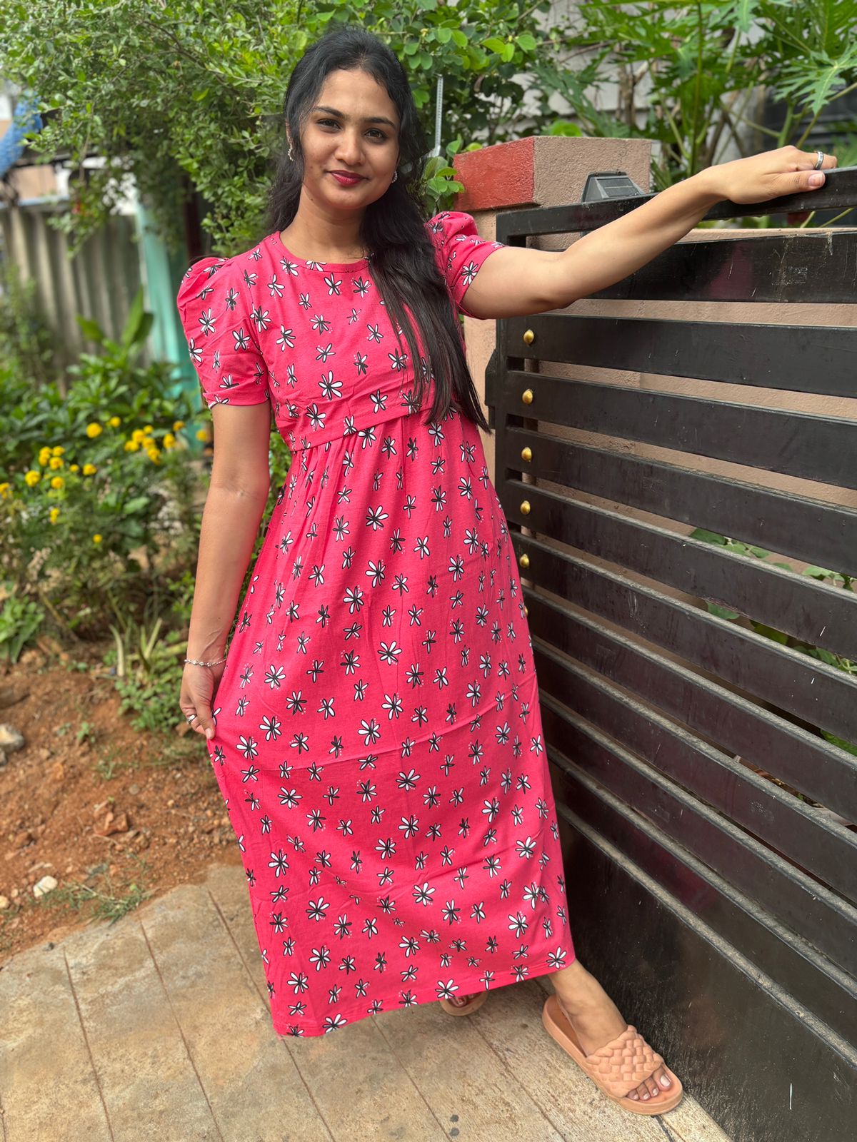 Zipless maternity and feeding wear - Full Length black f