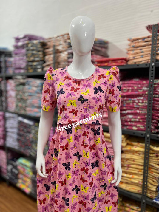 Zipless maternity and feeding wear - ankle length