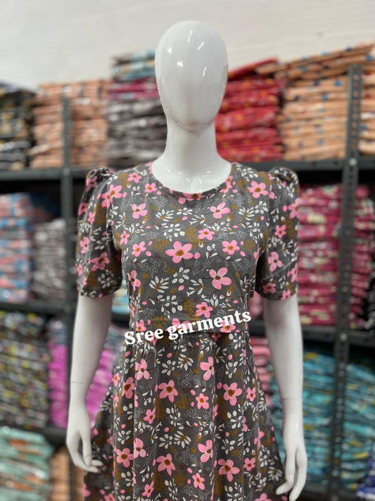 Zipless maternity and feeding wear - Full Length grey