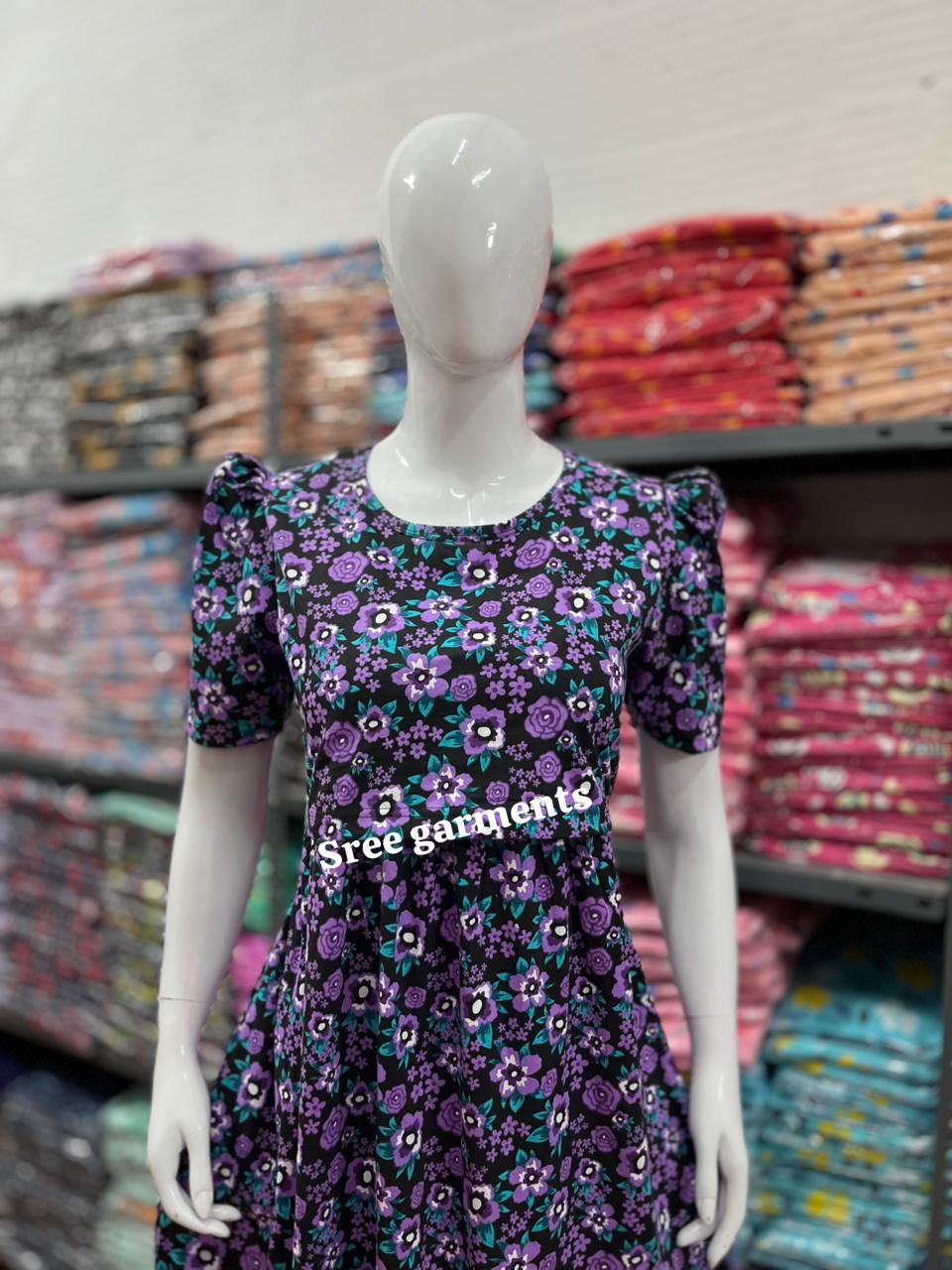 Zipless maternity and feeding wear - ankle length cut c