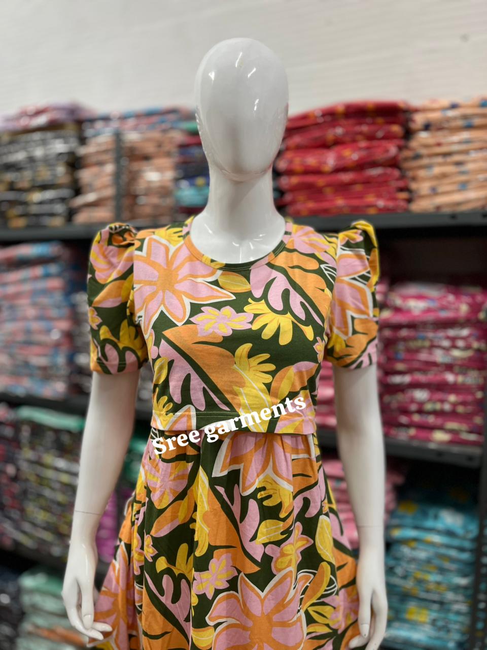 Zipless maternity and feeding wear - ankle length yg