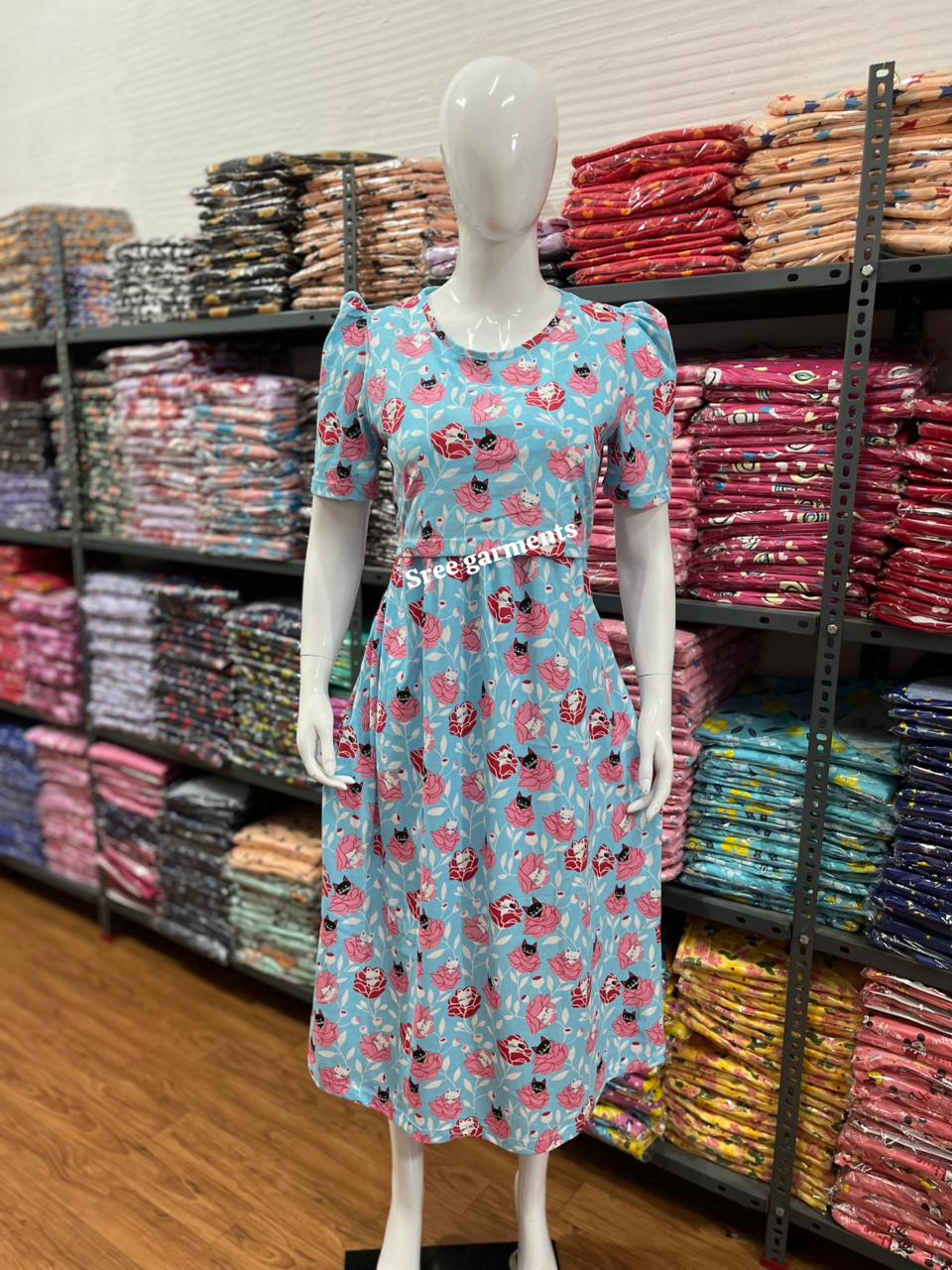 Zipless maternity and feeding wear - ankle length f cat