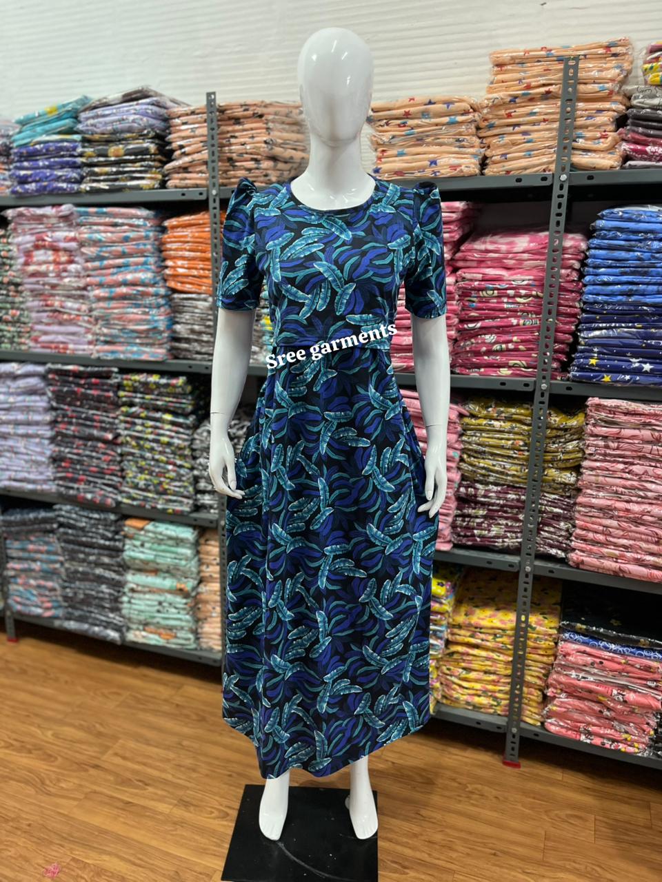 Zipless maternity and feeding wear - Full Length B LEAF