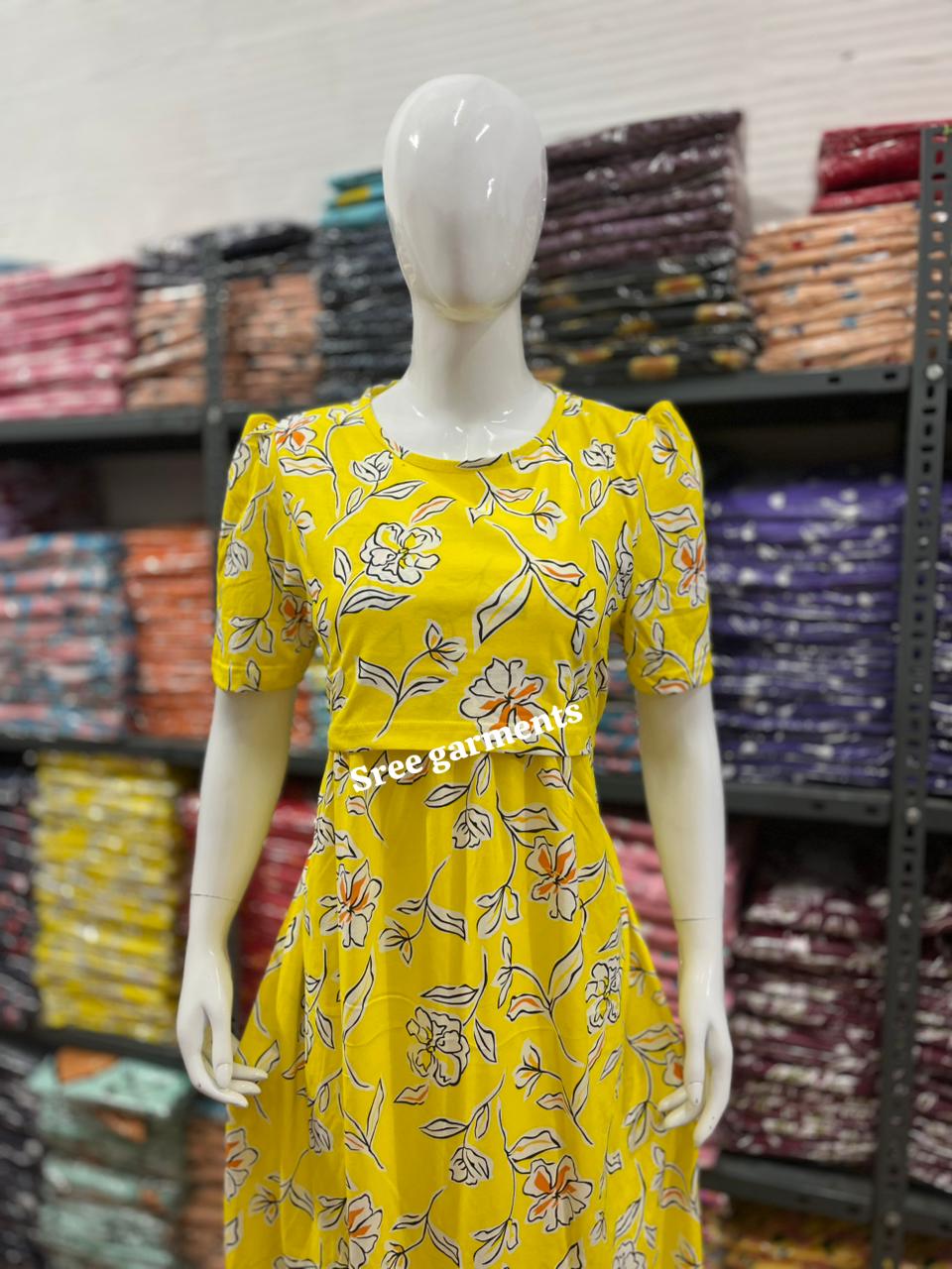 Zipless maternity and feeding wear - Full Length