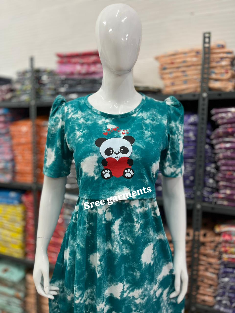 Zipless maternity and feeding wear - Full Length print