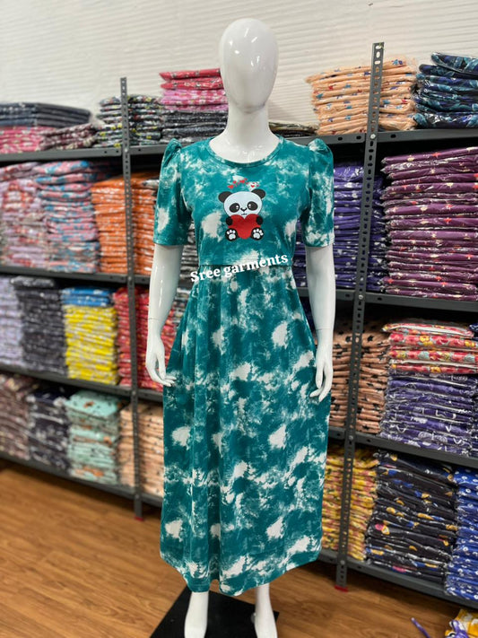 Zipless maternity and feeding wear - Full Length print