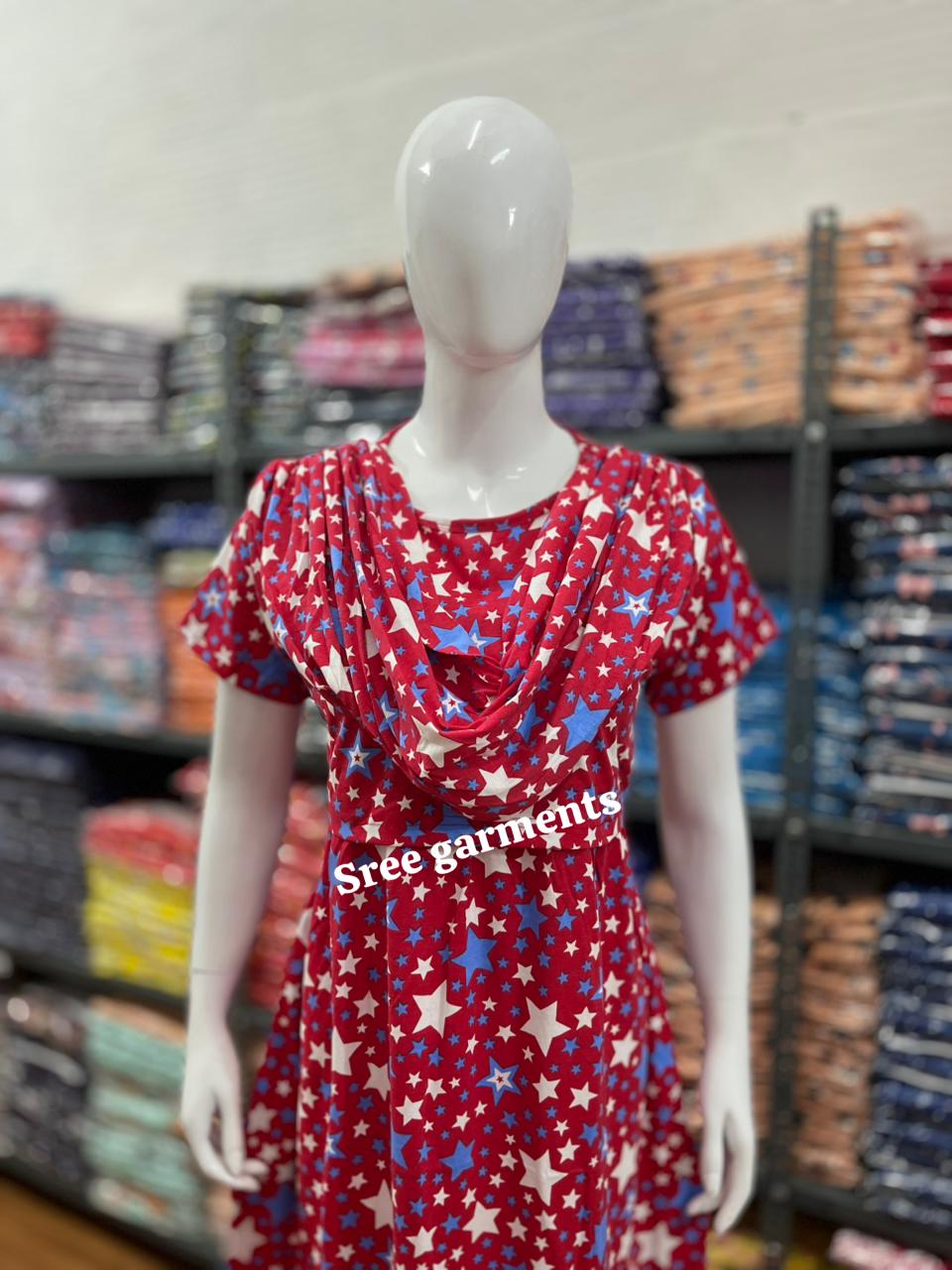 Shawl Type Zipless Maternity Wear Full Length bwst