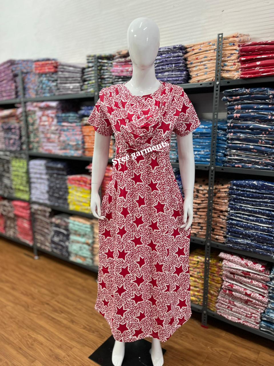 Shawl Type Zipless Maternity Wear Full Length rst