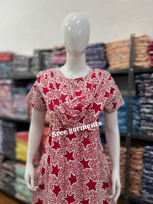 Shawl Type Zipless Maternity Wear Full Length rst