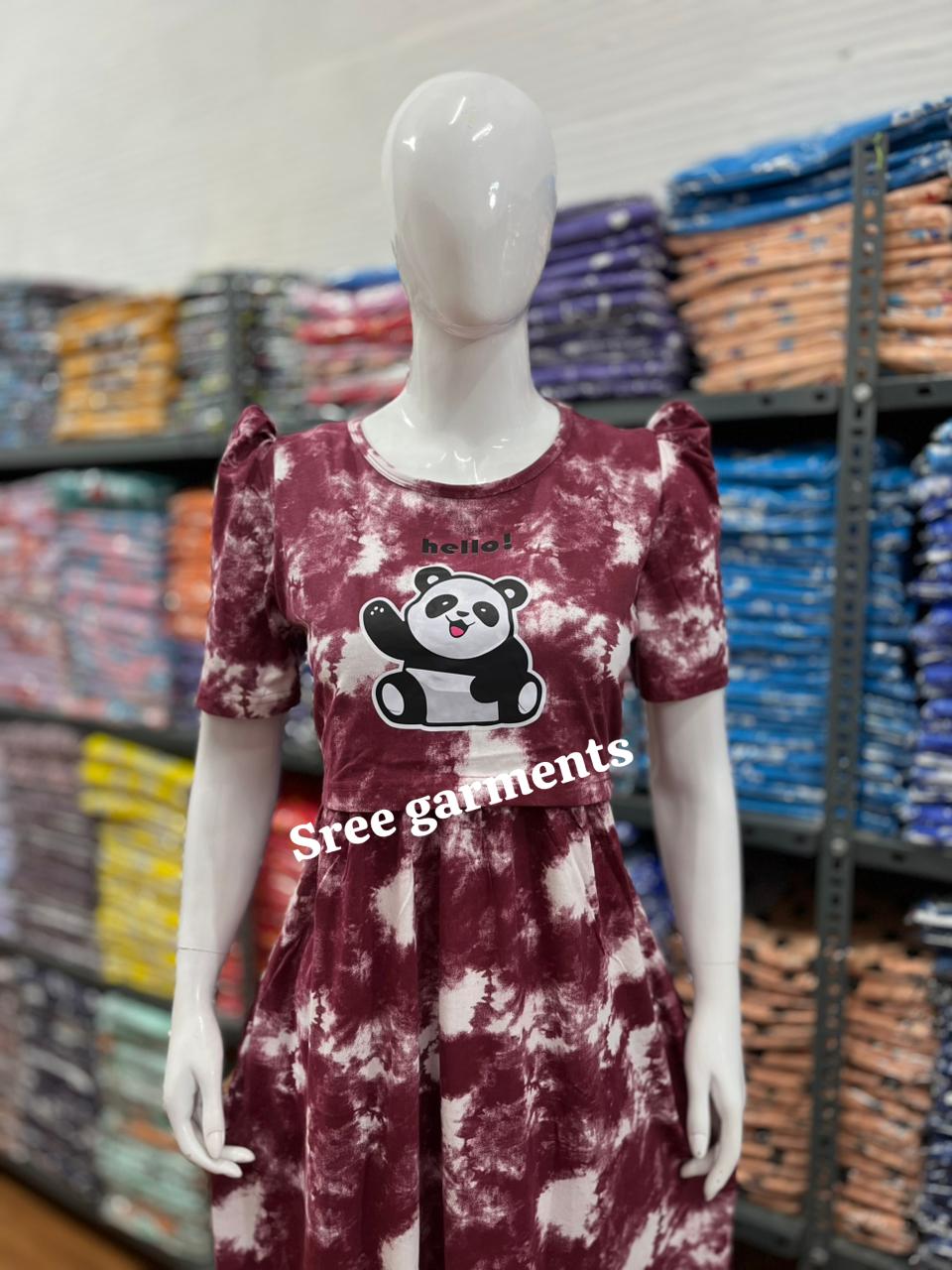 Zipless maternity and feeding wear - Full Length print