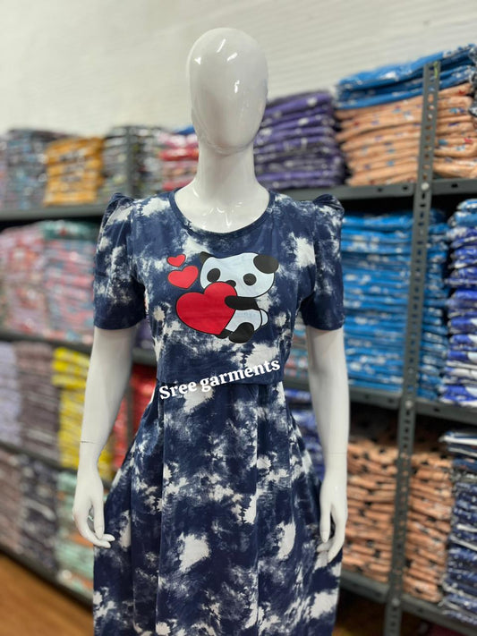 Zipless maternity and feeding wear - Full Length print