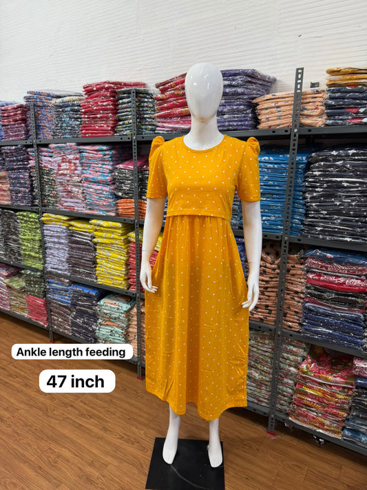 Zipless maternity and feeding wear - ankle length md