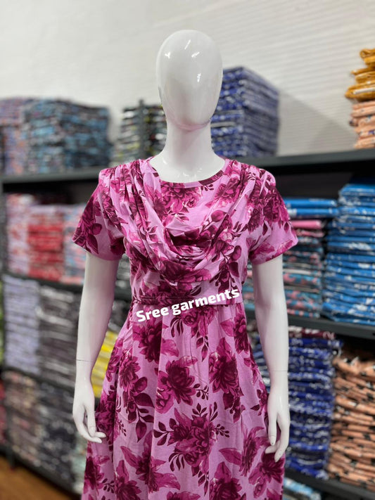 Shawl Type Zipless Maternity Wear Full Length opf