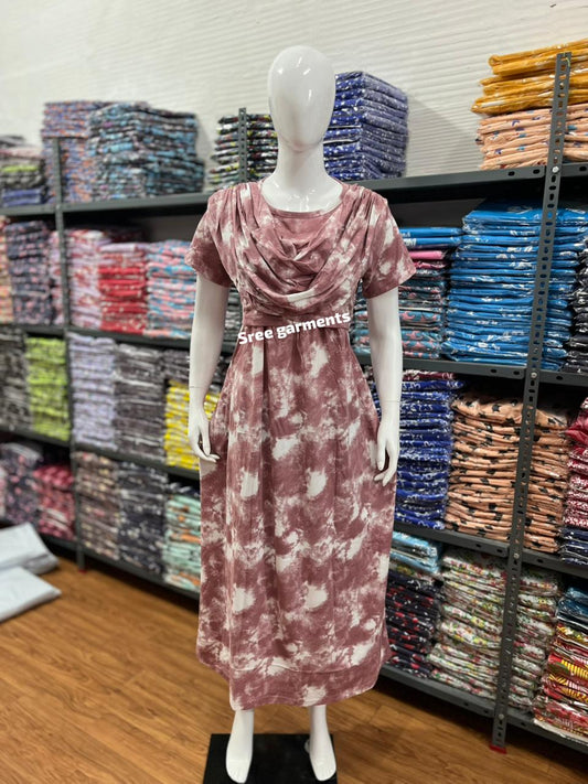 Shawl Type Zipless Maternity Wear Full Length lbs dye