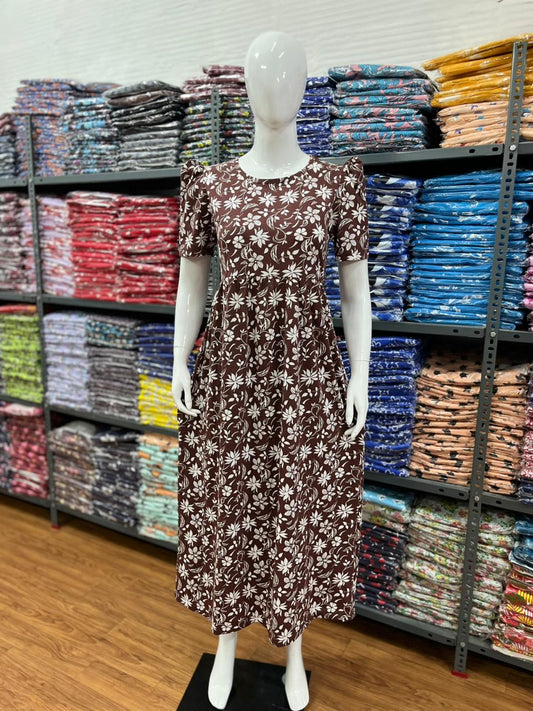 Non Feeding LOUNGEWEAR (NON FEEDING) - Ankle length brown w f