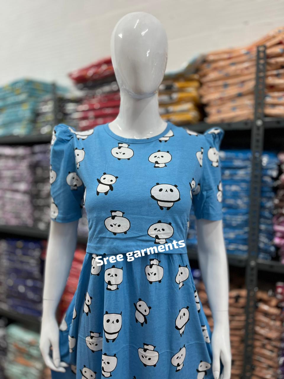 Zipless maternity and feeding wear - Full Length panda