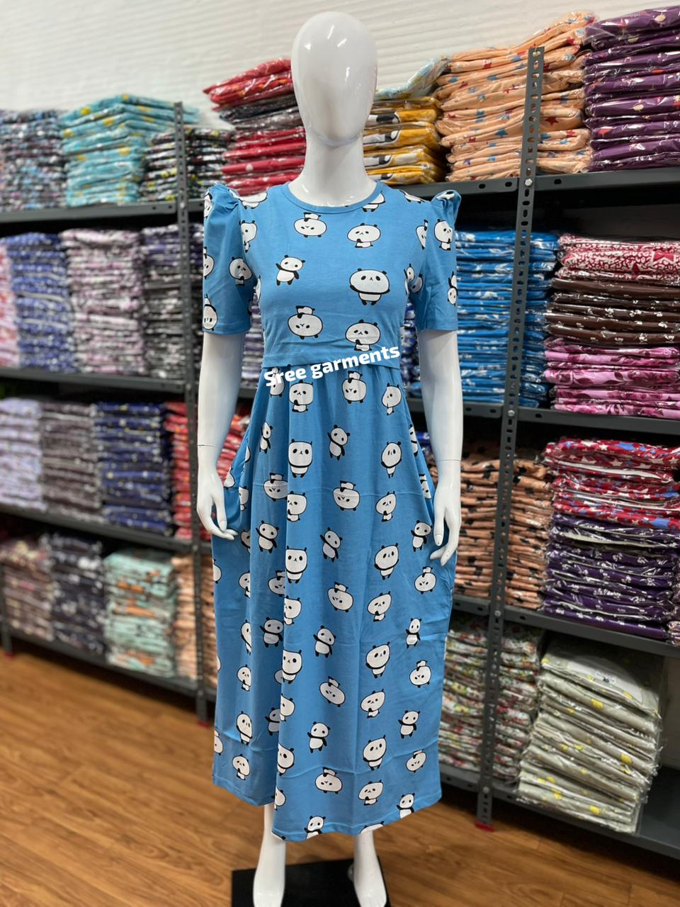 Zipless maternity and feeding wear - Full Length panda