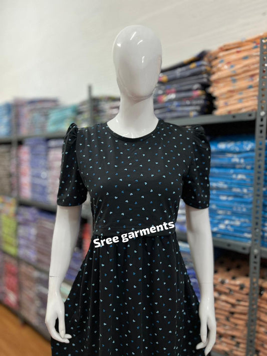 Zipless maternity and feeding wear - Full Length b blue h