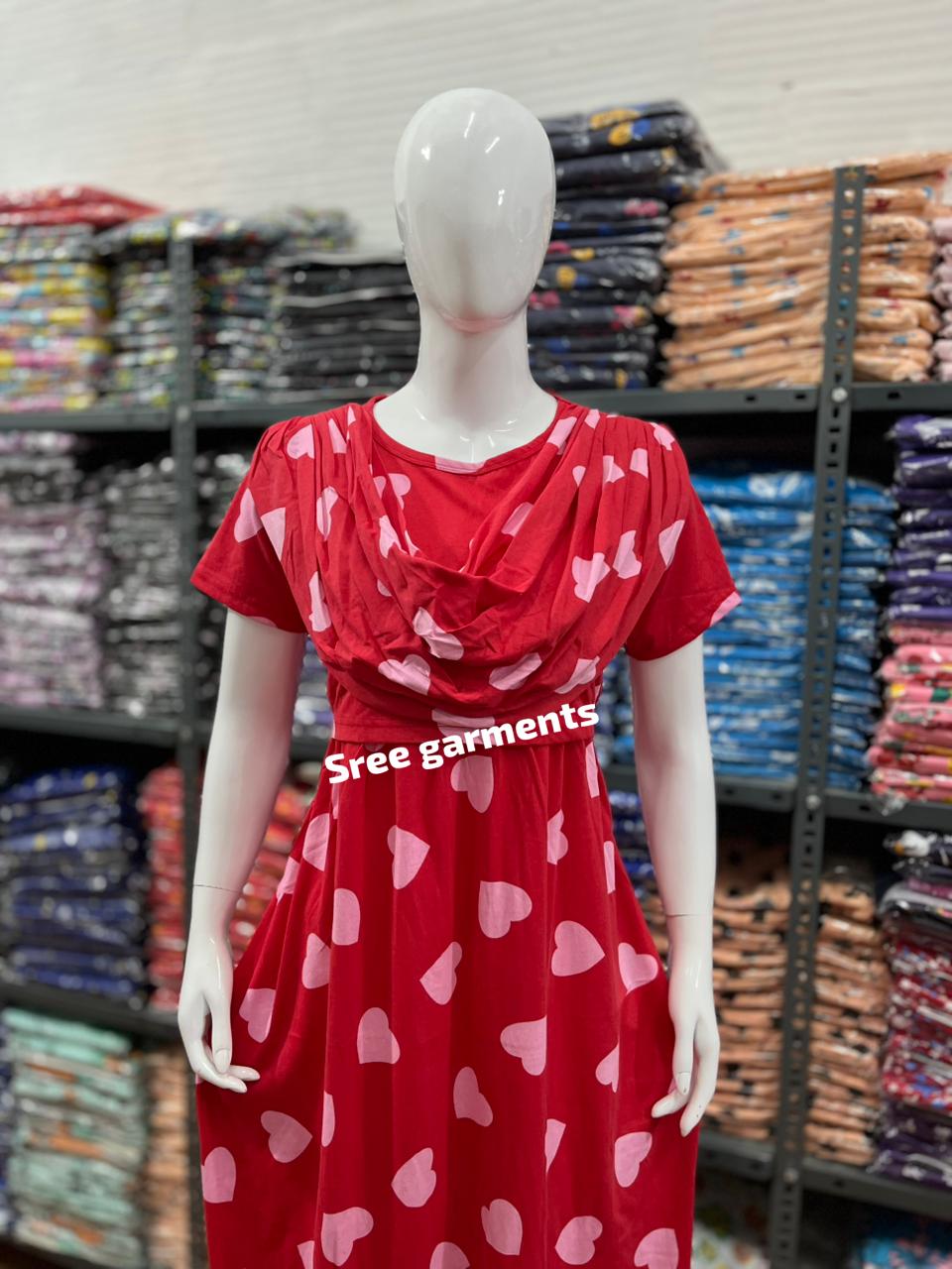 Shawl Type Zipless Maternity Wear Full Length h new