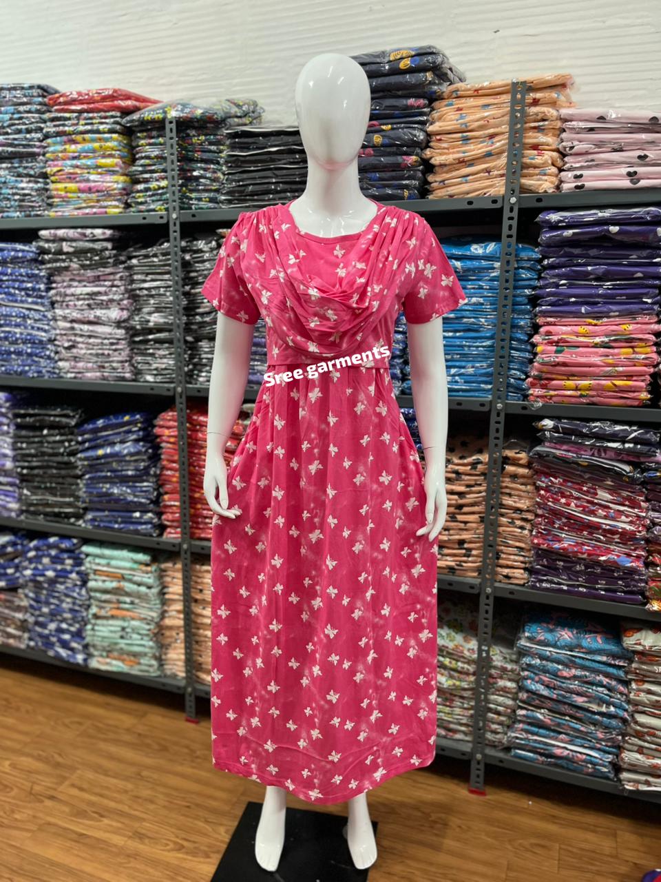 Shawl Type Zipless Maternity Wear Full Length butterfly 🦋