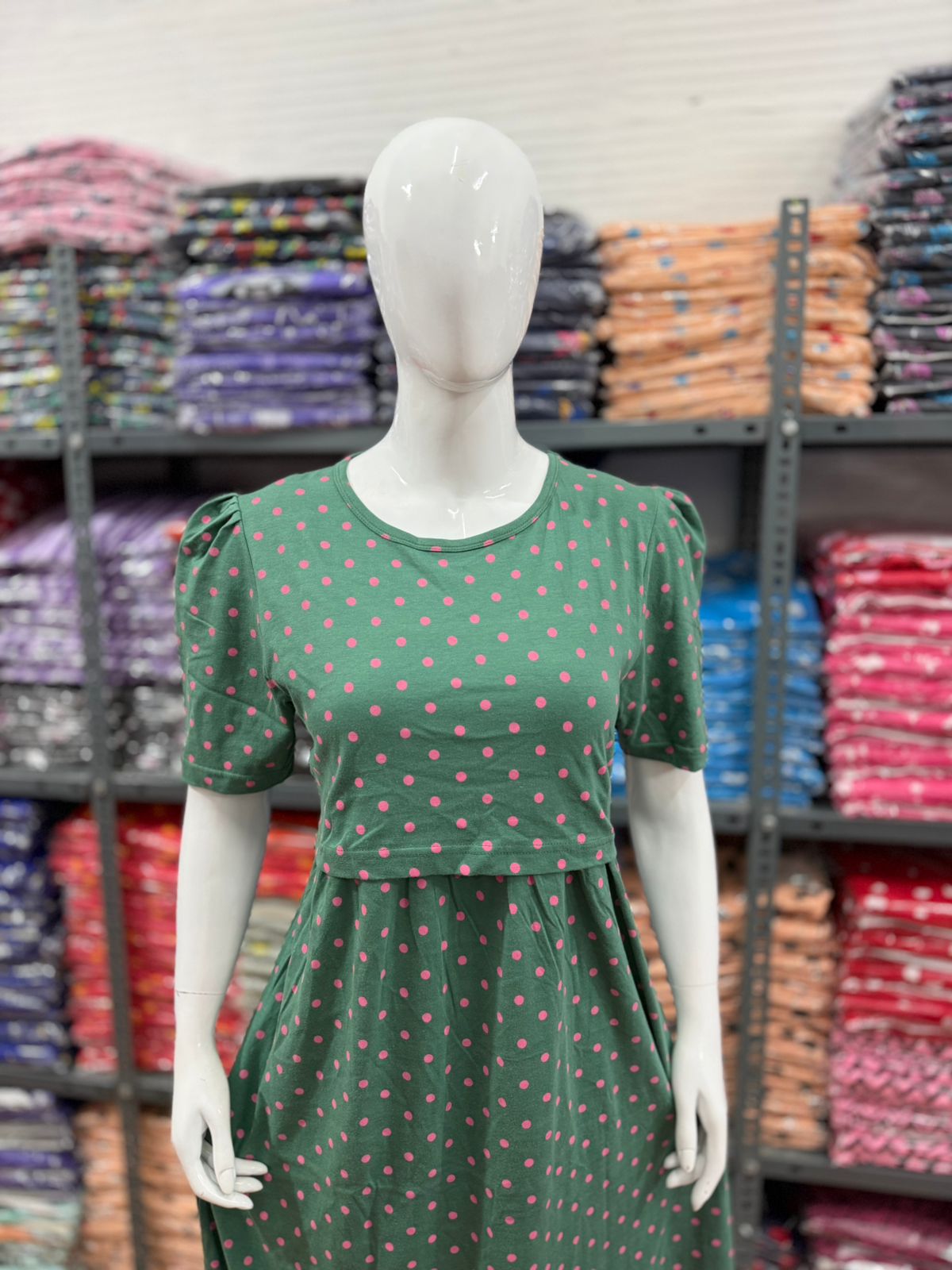 Zipless maternity and feeding wear - Full Length pink d