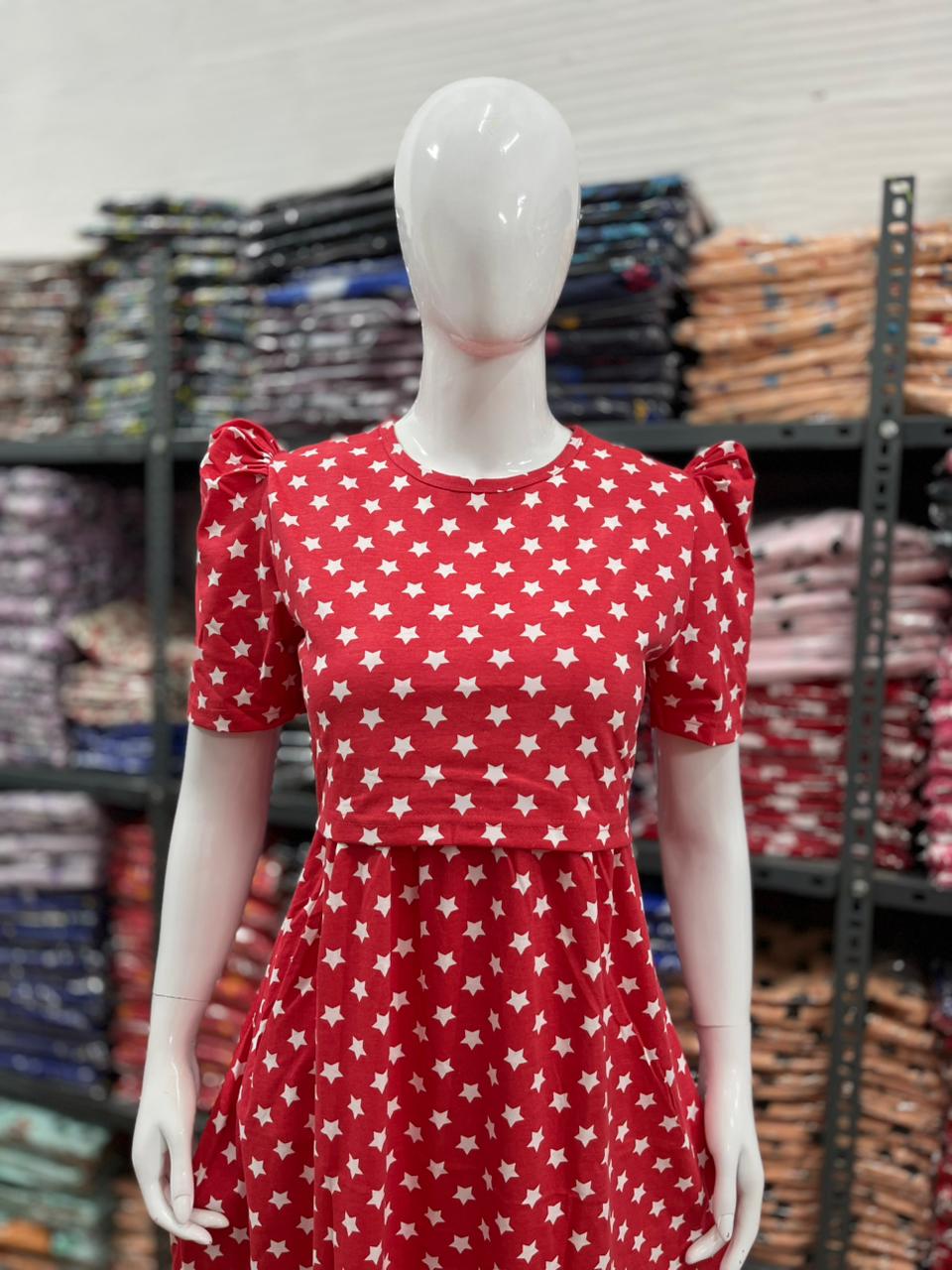 Zipless maternity and feeding wear - ankle length redst