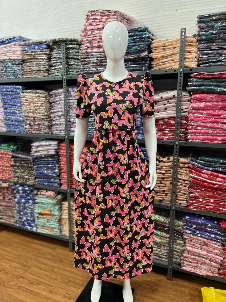 Zipless maternity and feeding wear - Full Length b pink b
