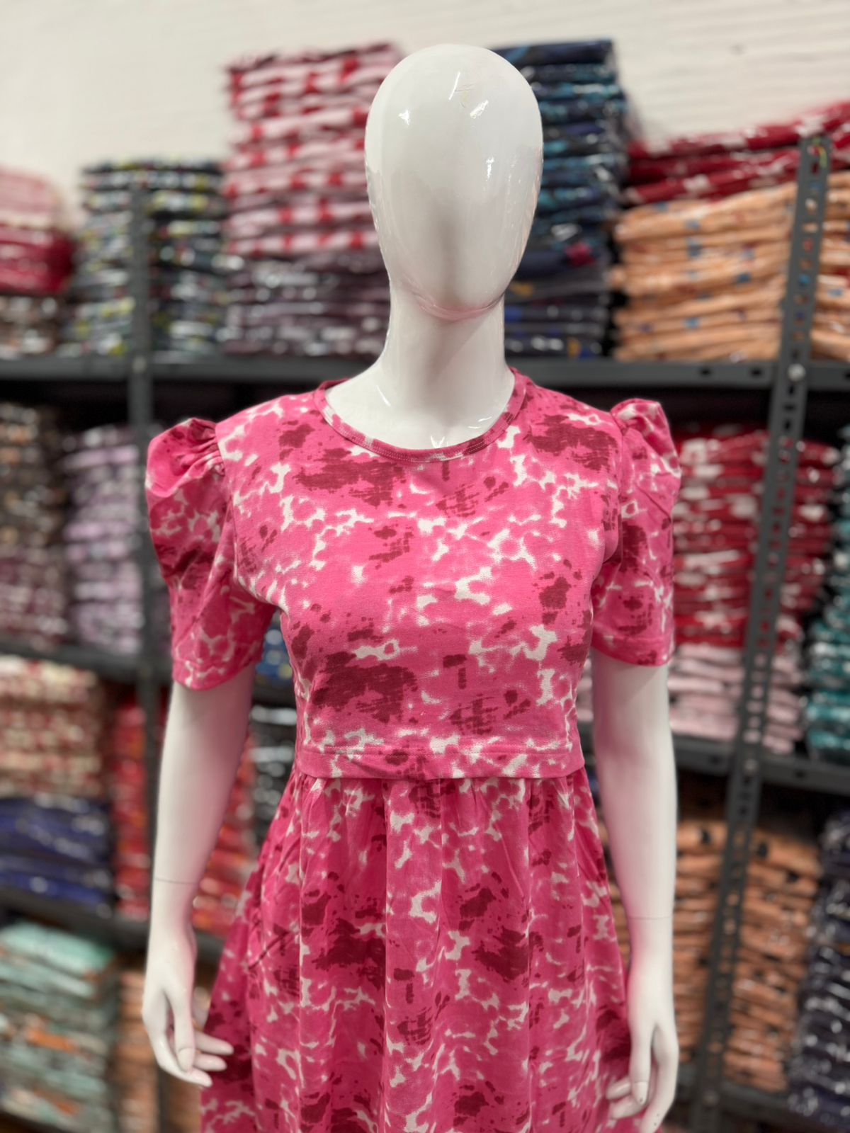 Zipless maternity and feeding wear - ankle length pink br
