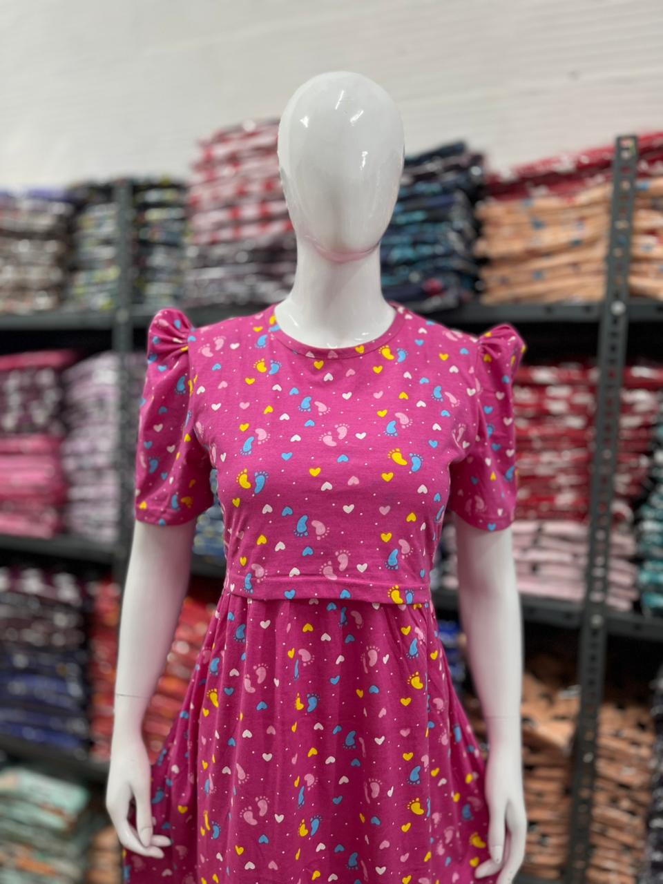 Zipless maternity and feeding wear - ankle length pa
