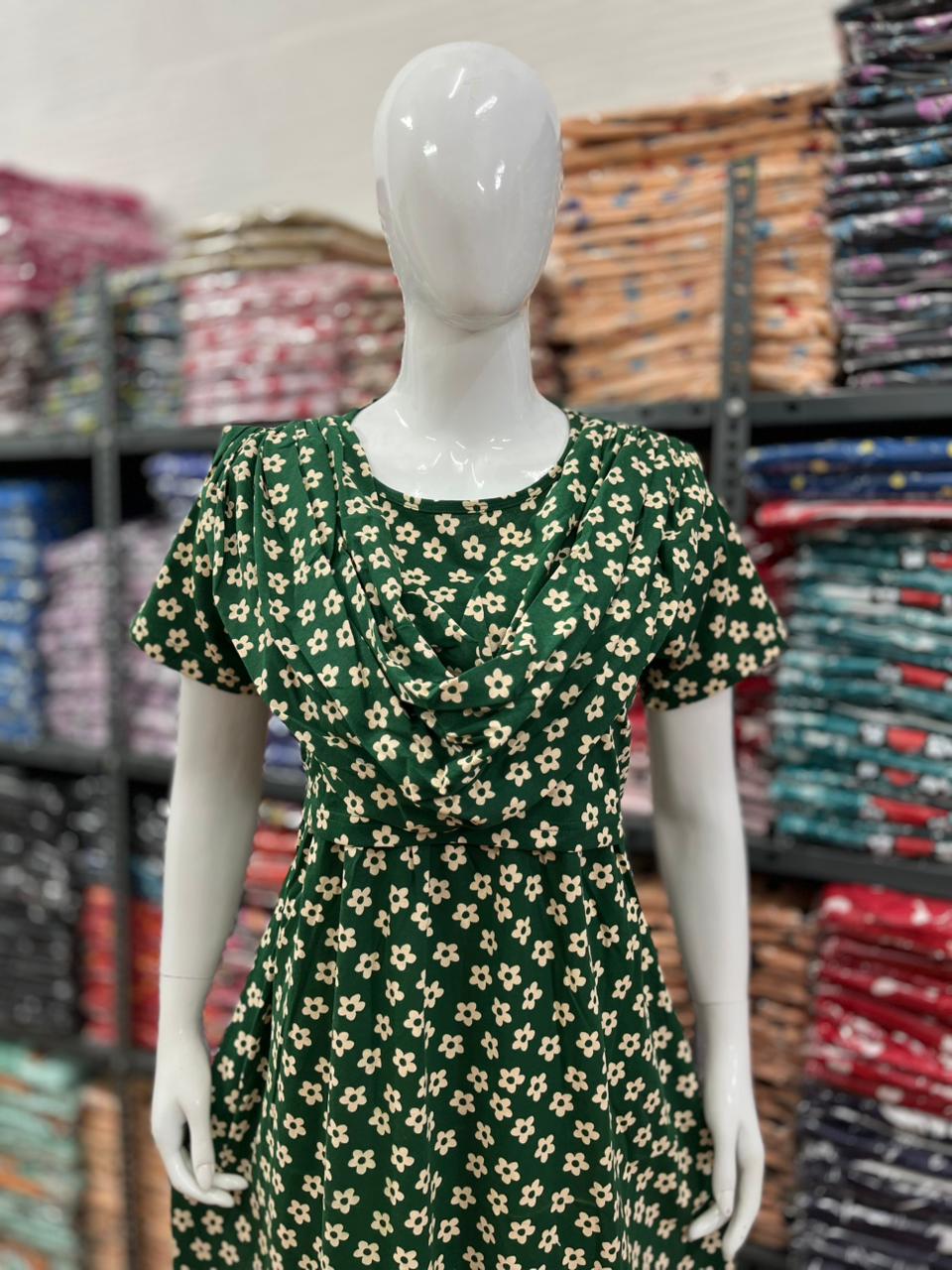 Shawl Type Zipless Maternity Wear Full Length gsf