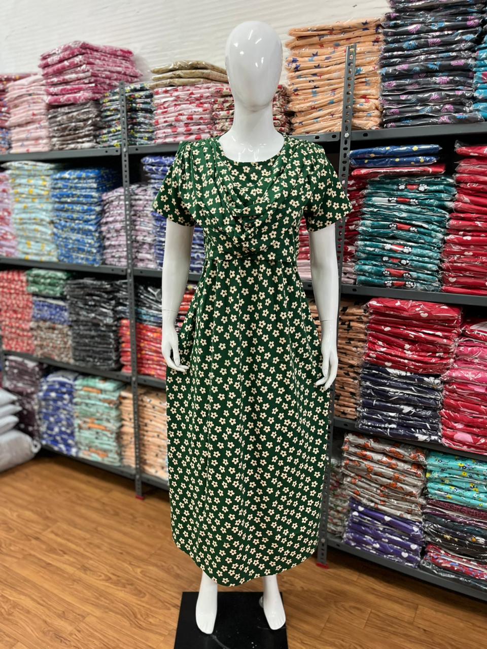 Shawl Type Zipless Maternity Wear Full Length gsf