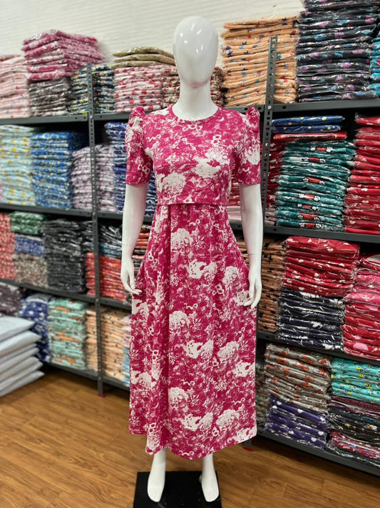 Zipless maternity and feeding wear - Full Length p dye